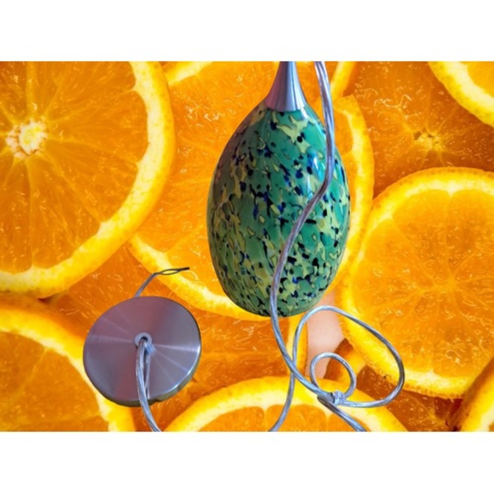 6" Wide Pendant Hand Blown Glass‎ Shade